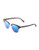 Ray-Ban Classic Clubmaster Sunglasses - Sand Havana Gold with Mirror Blue Lenses - XXX-Small