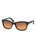 Tory Burch Modern Square Sunglasses - Black