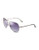 Michael Michael Kors Sadie Aviator Sunglasses with Crystal Detailing - Gunmetal