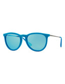 Ray-Ban Erika Round Sunglasses - Azure Velvet - X-Small
