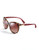 Diane Von Furstenberg Round Cat Eye Sunglasses - Blush Tortoise