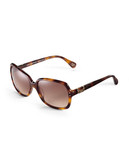 Diane Von Furstenberg Square Sunglasses - Brown