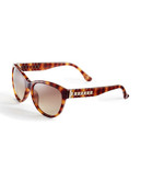 Michael Michael Kors Olivia Cat Eye Sunglasses - Brown