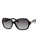 Kate Spade New York Carmel Sunglasses - Black