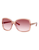 Kate Spade New York Darryl Sunglasses - Pink Rose