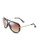 Michael Michael Kors Julia Oversized Aviator Sunglasses - Black