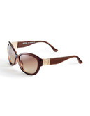 Michael Michael Kors Nora Cat Eye Sunglasses - Brown