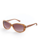 Marc By Marc Jacobs Sunglasses With Round Detailing - Honey