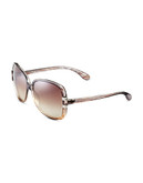 Marc By Marc Jacobs Square Butterfly Sunglasses - Grey