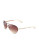 Marc By Marc Jacobs Half Rim Aviator Sunglasses - LIGHT BROWN