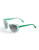 Michael Michael Kors Sabrina Plastic Cat Eye Sunglasses with Mirrored Lenses - Palmetto Green