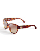 Michael Michael Kors Vivian Cat Eye Sunglasses - Brown