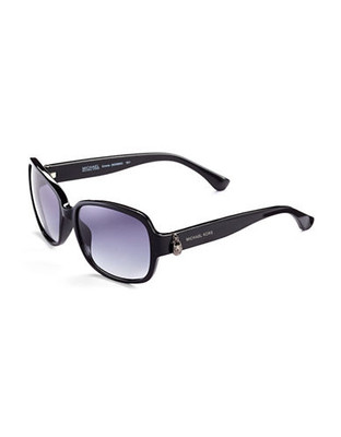 Michael Michael Kors Emma Plastic Frame Sunglasses - Black