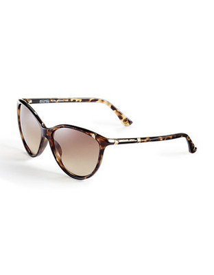 Michael Michael Kors Camilla Embellished Cat Eye Sunglasses - Brown