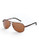 Polaroid Classic Aviator Sunglasses - Brown