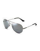 Polaroid Aviator Sunglasses - Silver
