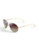 Polaroid Polarized Enamel Aviator Sunglasses - Gold