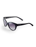 Calvin Klein Cat Eye Sunglasses - Black