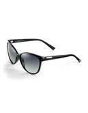 Calvin Klein Retro Cat Eye Sunglasses - Black