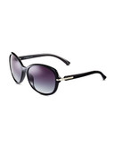 Calvin Klein Oversized Sunglasses - Black