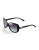 Calvin Klein Oversized Oval Sunglasses - BLACK