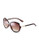 Calvin Klein Contrast Round Sunglasses - Tortoise