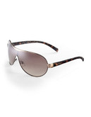 Calvin Klein Round Shield Sunglasses - Bronze
