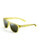 Armani Exchange Wayfarer Sunglasses with Translucent Matte Frame - Matte Yellow