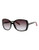 Fossil Large Square Sunglasses with Contrast Tips - Black