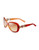 Nine West Plastic Cat Sunglasses w/ Metal Hinge w/ Plastic Rim - Copper