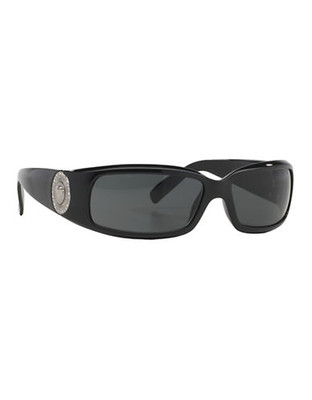 Versace Rectangle Shaped Sunglasses - Black