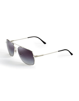 Dolce & Gabbana Square Aviator Sunglasses - Silver