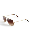 Dolce & Gabbana Square Aviator Sunglasses - Gold