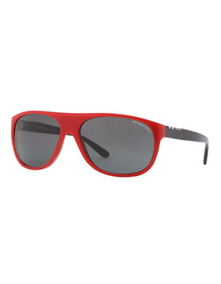 Burberry Square Shaped Sunglasses - Red