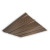 4-Panel Vented Soffit, 10 Ft. - Brown