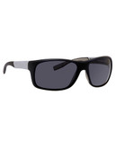 Hugo Boss Understated Plastic Rim Sunglasses - Black