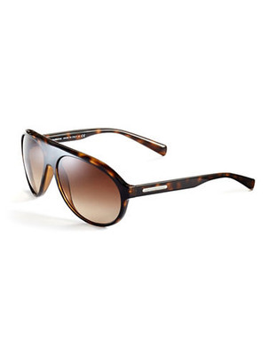 Dolce & Gabbana Plastic Aviator Sunglasses - Brown