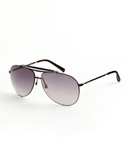 Tommy Hilfiger Oversized Aviator Sunglasses - Black