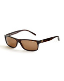 Tommy Hilfiger Narrow Rectangle Sunglasses - Gold