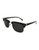 Alfred Sung Polarized Clubmaster Sunglasses - Black