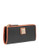 Dooney & Bourke Leather Zip Around Clutch Wallet - Black