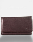Derek Alexander Large Leather Clutch Wallet - Copper