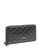 Calvin Klein Leather Quilted Zip Wallet - Black