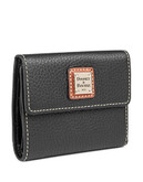 Dooney & Bourke Small Pebbled Leather Bifold Wallet - Black