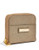 Calvin Klein Saffiano Leather Small Zip Around Wallet - Bronze