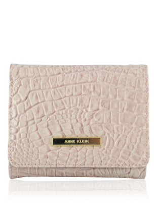 Anne Klein Pretty in Pink Small Tri Fold Wallet - Pink