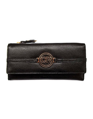 Club Rochelier Cameron Collection Slim Clutch Wallet - Black
