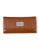 Club Rochelier Glam Clutch Wallet With Removable Checkbook Flap - Cognac