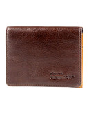 Derek Alexander Mini Wallet with Zip Change - Red
