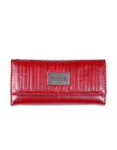 Club Rochelier Glam Slim Clutch Wallet - Red